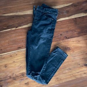 AE American Eagle Black Hi-Rise Jegging size 4L